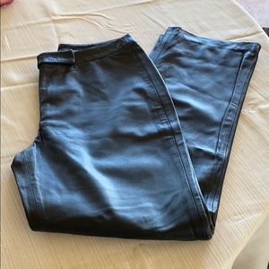 🔥💯 Leather Black Pants Clothes by Revue 29 x 29